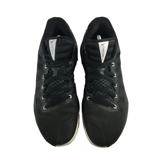 NIKE ZOOM HYPERDUNK LOW 2016 BLACK WHITE BASKETBALL SHOES 844363-001 MENS SIZE 1 - Picture 8 of 9